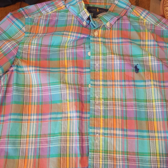 Boys Ralph Lauren short sleeve Button down - Picture 1 of 3